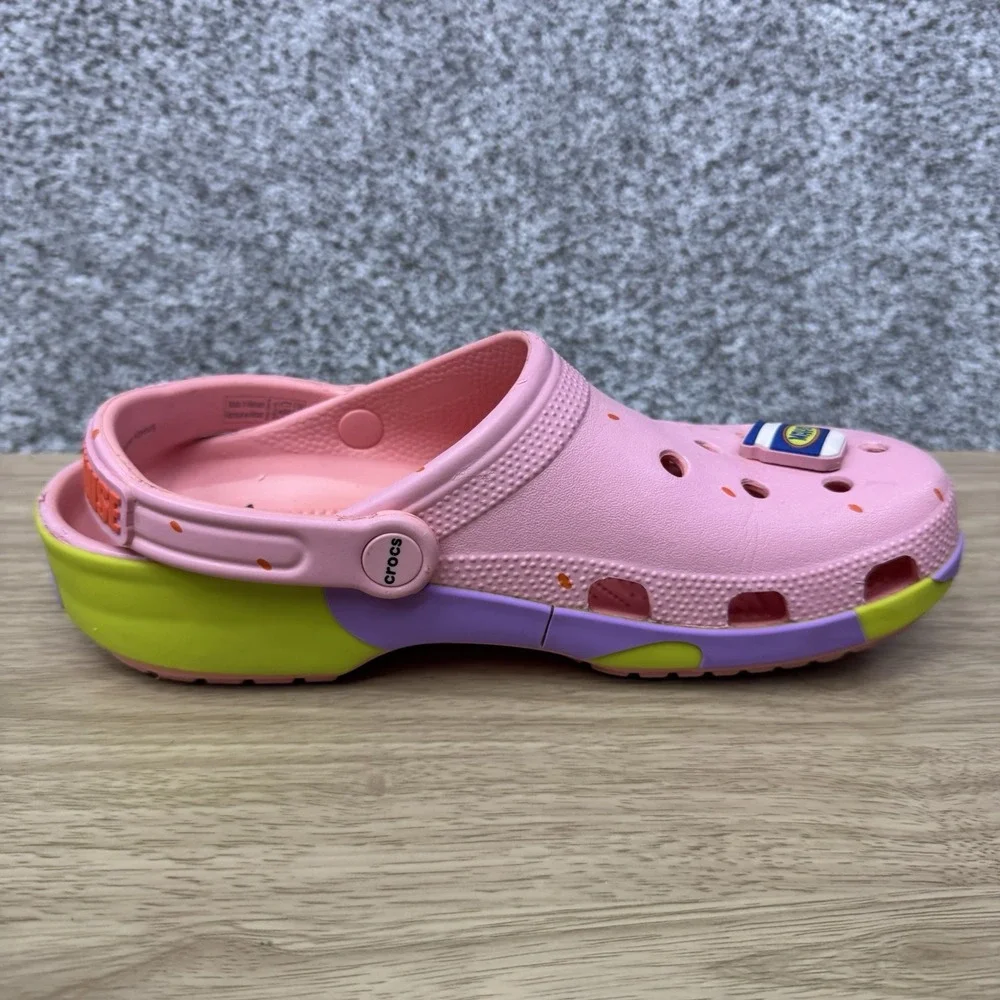 Patrick‎ Star Crocs Classic Clog Men's 8 Women's 10 SpongeBob SquarePants